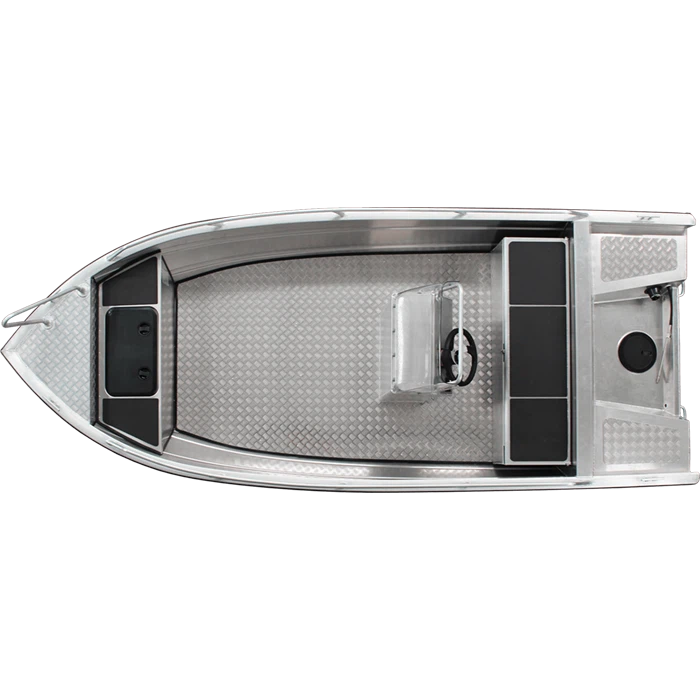 15 ft Aluminum V Hull Center Console Fishing Boat