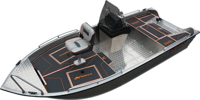 15 -Ft Fishing Boat With Bow Deck