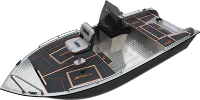 15 -Ft Fishing Boat With Bow Deck