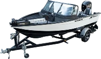 16 Ft Aluminum Bow Rider