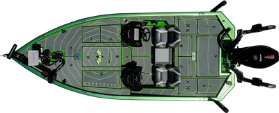 19 Ft Aluminum Stream-line Bass Boat