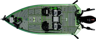19 Ft Aluminum Stream-line Bass Boat
